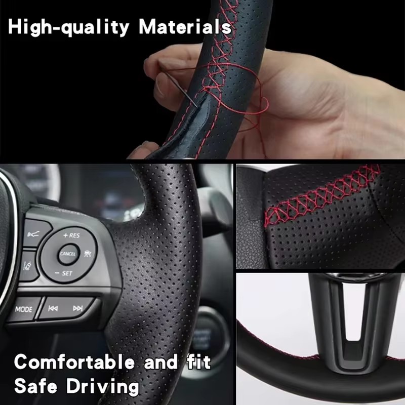 for Honda Accord Euro 2008-201 - Car Steering Wheel Cover Anti Slip Breathable 评论和价格