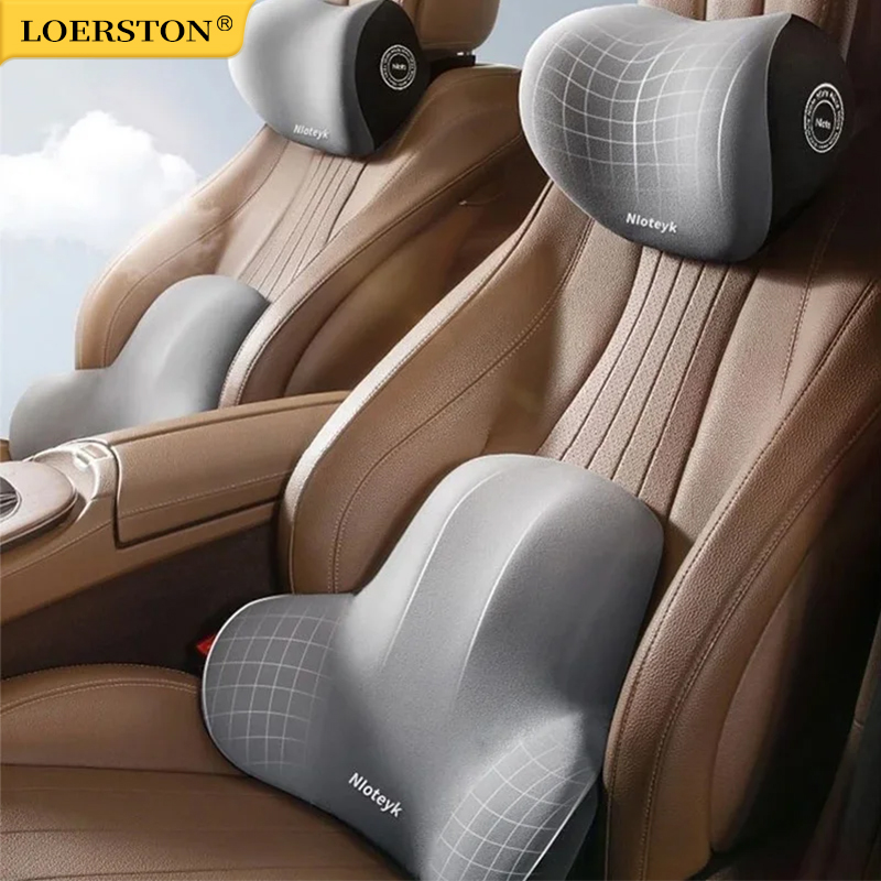 Memory Foam Car Neck Cushion C - Memory Foam Car Neck Pillow Lumbar Support 评论和价格