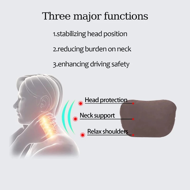 Memory Foam Car Seat Headrest  - Memory Foam Car Neck Pillow Lumbar Support 评论和价格