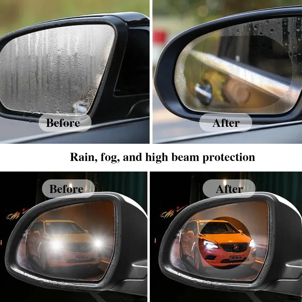 2pcs Universal Anti-Fog Anti-g - Anti Glare Car Rearview Mirror Film 评论和价格