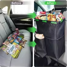 Black Car Waterproof Trash Bag - Waterproof Car Trash Can With Lid 评论和价格