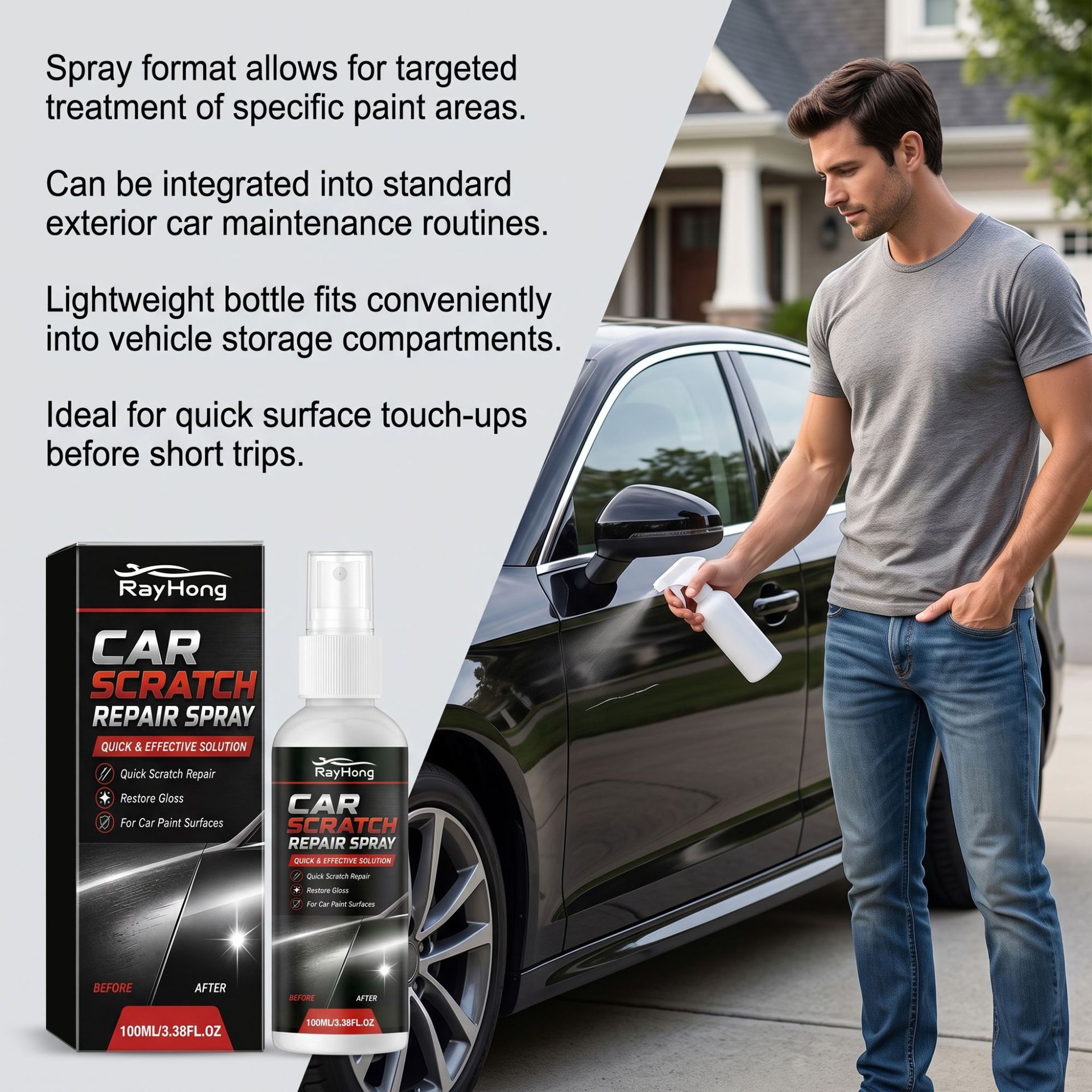 Car Scratch Remover Nano Spray - Car Care 评论和价格